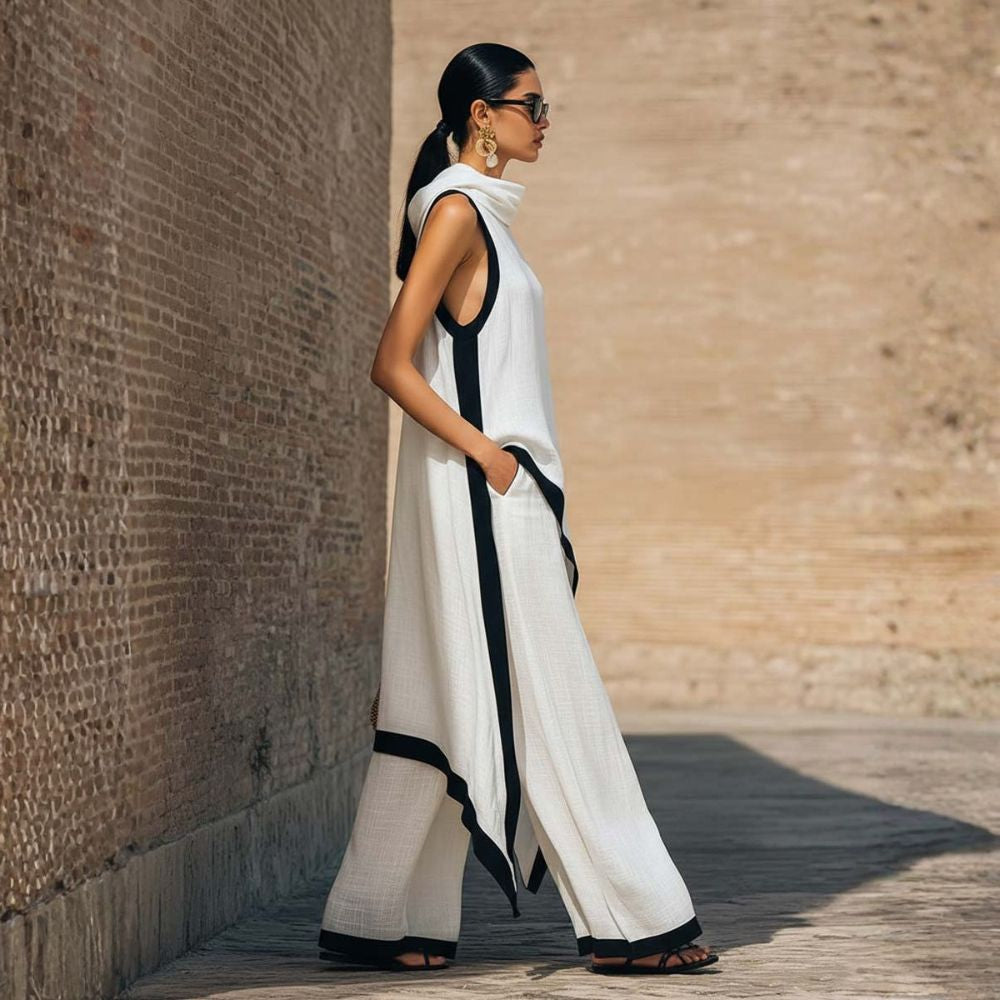 CLAIRE LYON | ENSEMBLE EN LIN ARTISTIQUE POUR FEMMES