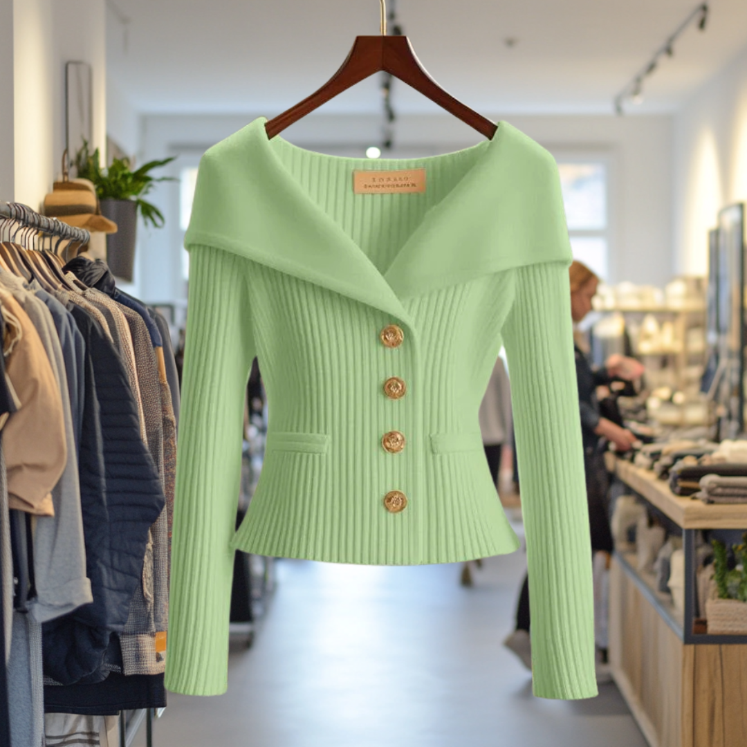 Annika I VESTE EN TRICOT LUXUEUSE