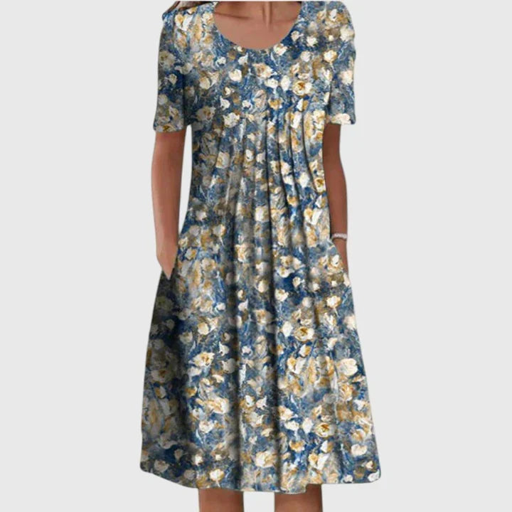CLAIRE LYON | ROBE ÉLÉGANTE À VOLANTS POUR FEMME