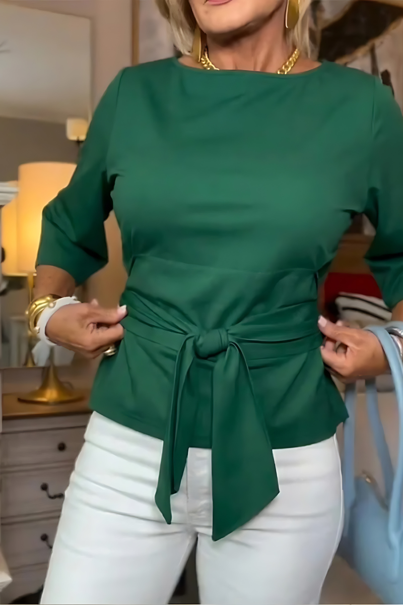 CLAIRE LYON | TOP À NOUER À LA TAILLE POUR FEMMES