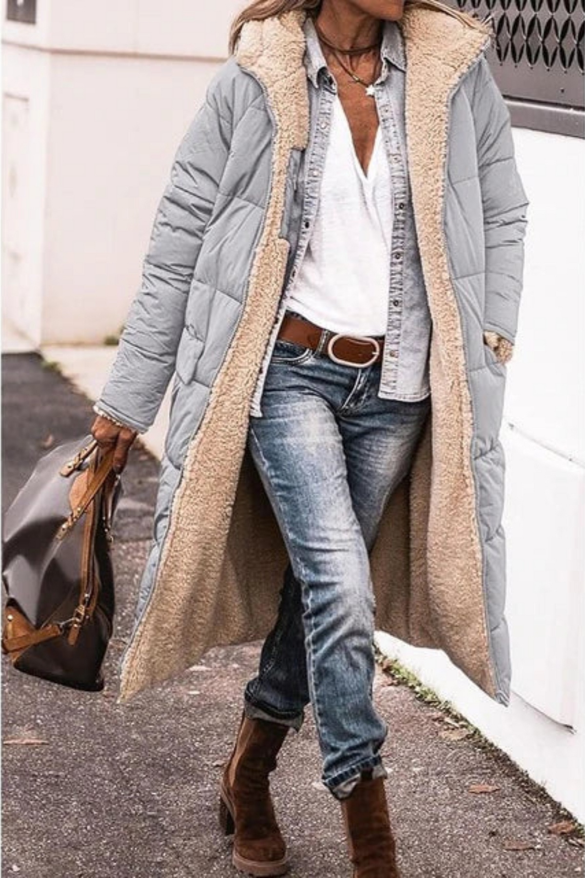 Sasha - Manteau Réversible Élégant Premium