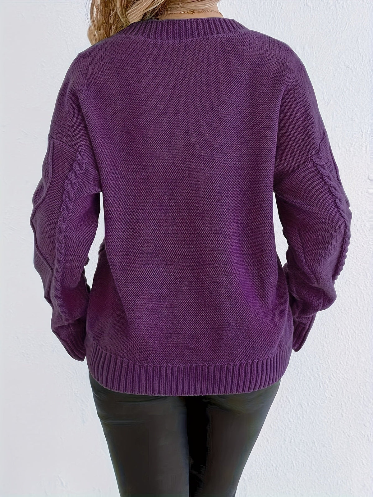 Florine | Pull Doux à Motif Floral Torsadé