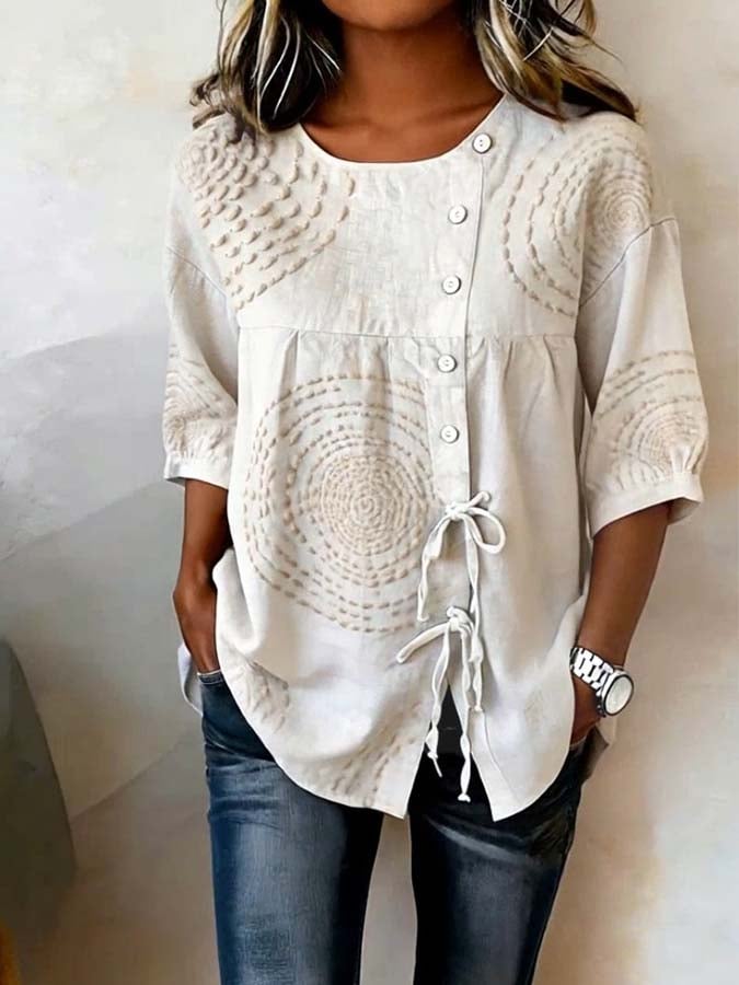 CLAIRE LYON | TOP BRODÉ CLASSIQUE POUR FEMME