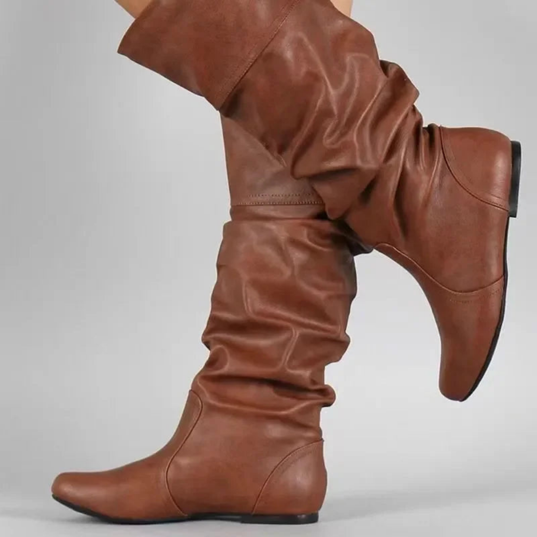 Bottes d’hiver hautes femme – chaudes, élégantes et confortables