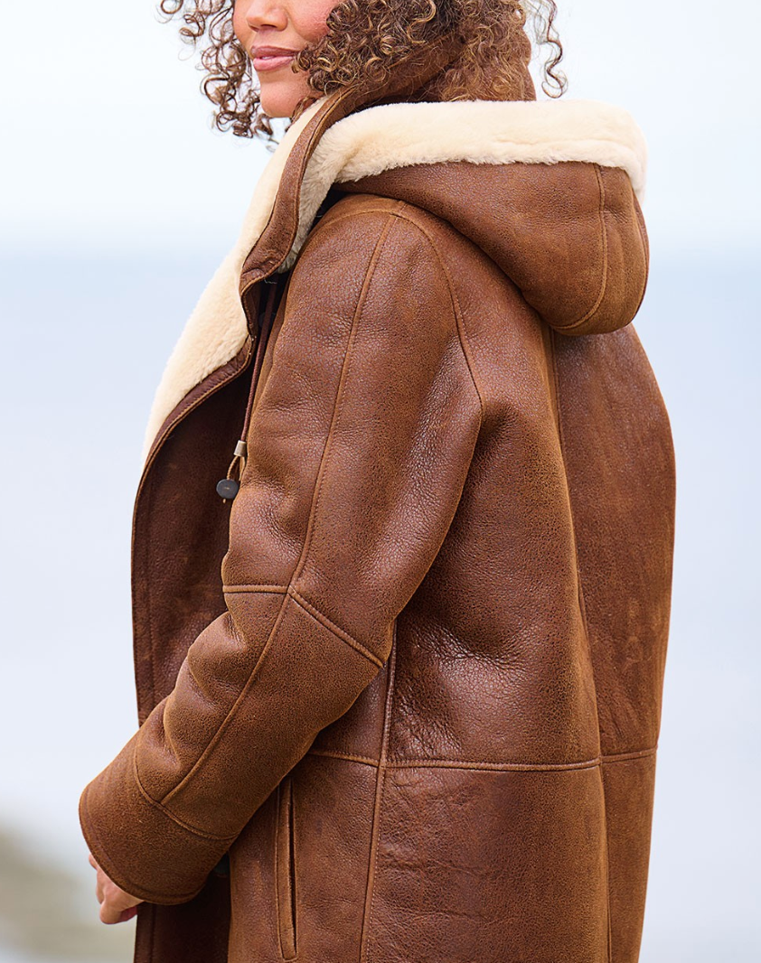 Gabrielle - Manteau Capuche Décontracté Élégant Femme