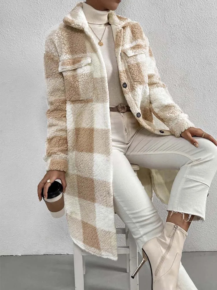 Elina - Manteau doux femme