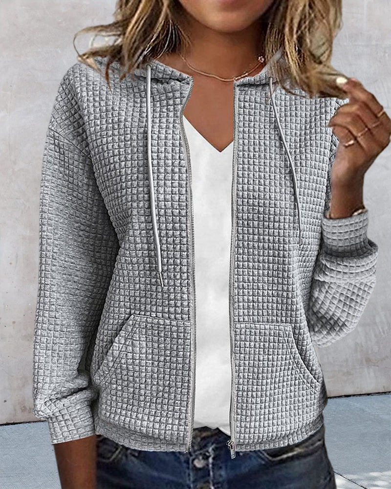Veste Décontractée à Capuche  Style Moderne et Confort Absolu