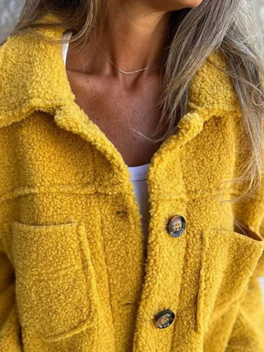 CLAIRE LYON | MANTEAU À BOUTONS TEXTURÉ POUR FEMMES