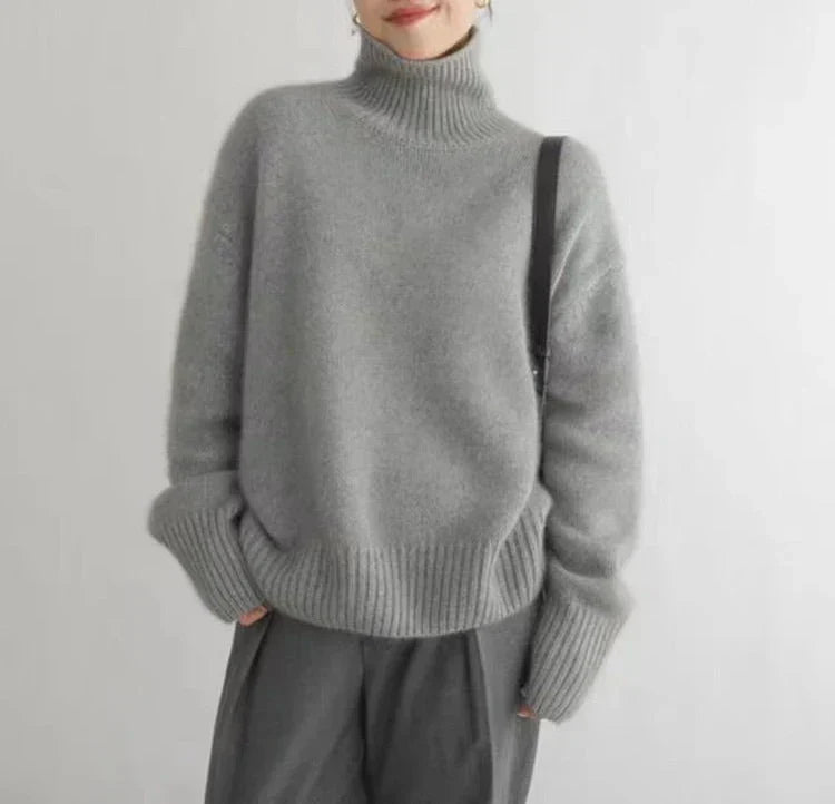 Lisette | Pull col montant en maille
