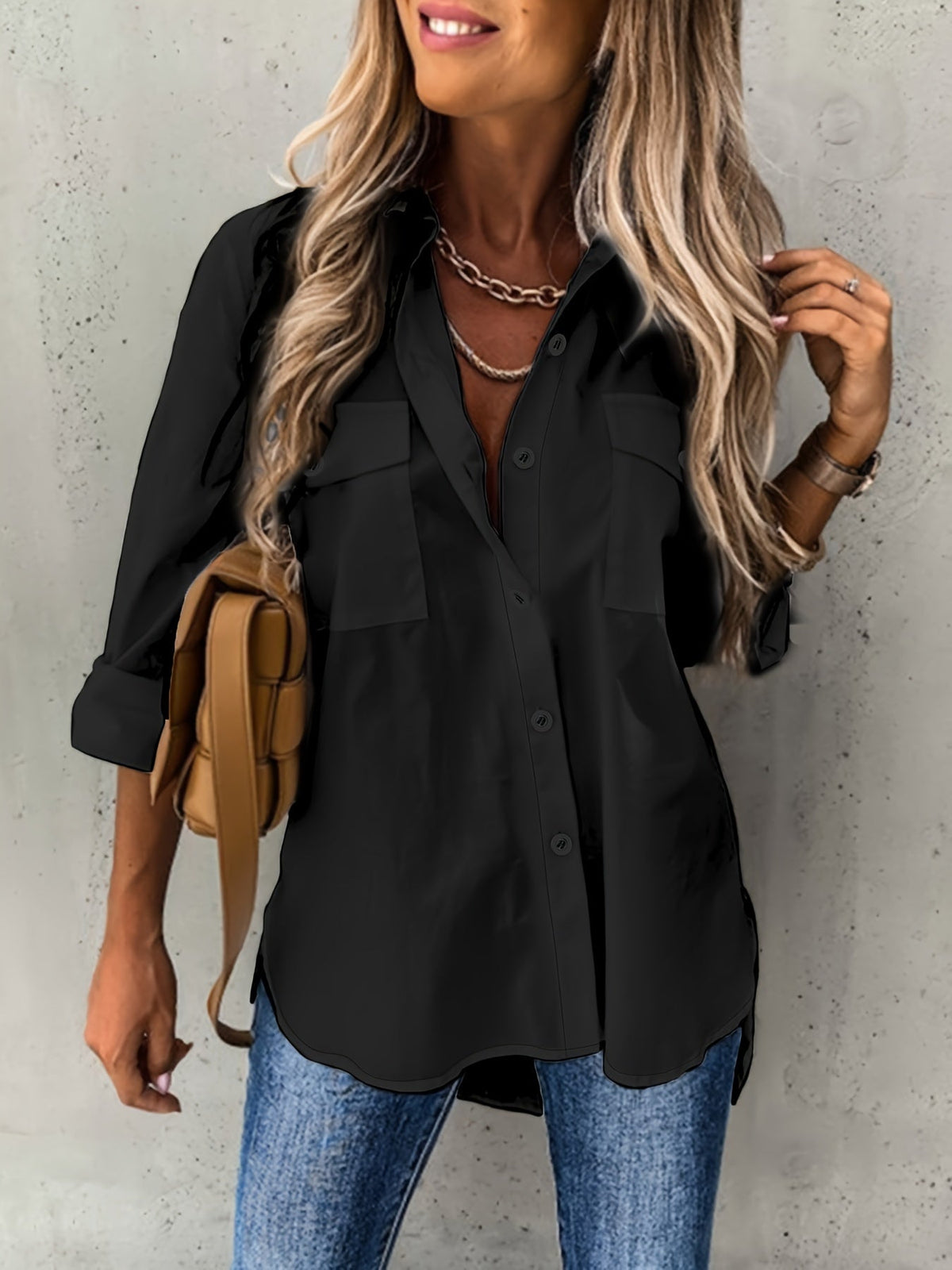 CLAIRE LYON | CHEMISE FORMELLE CLASSIQUE À MANCHES LONGUES POUR FEMMES