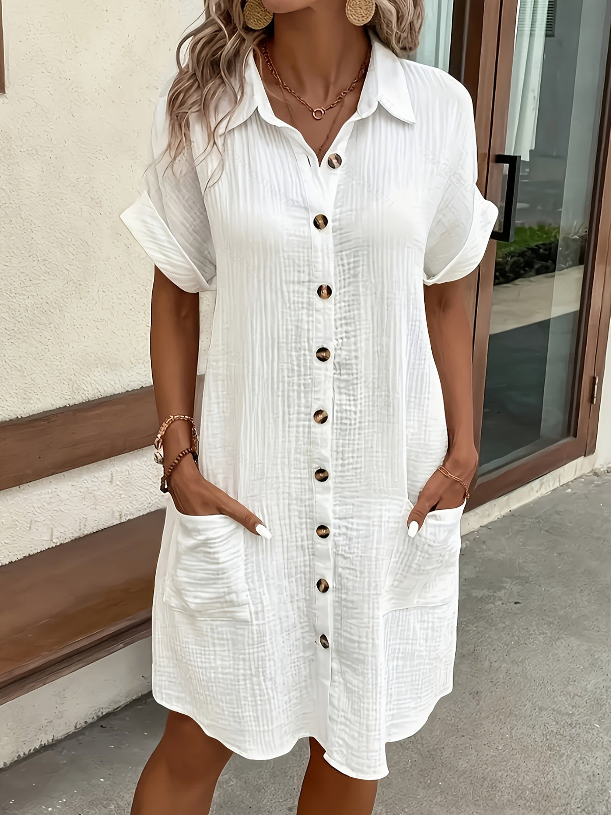 CLAIRE LYON | ROBE CHEMISE ANCIENNE POUR FEMMES