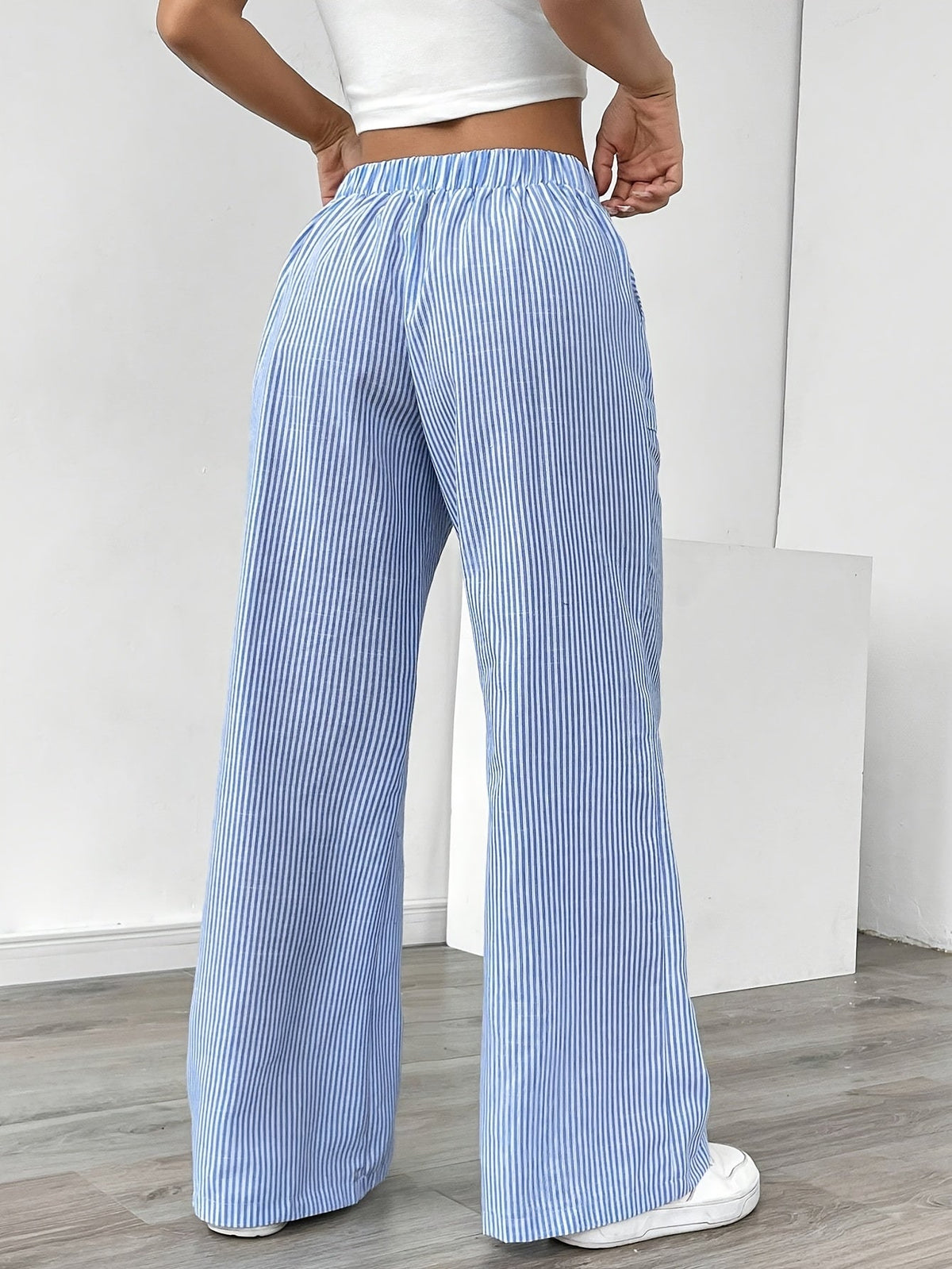 CLAIRE LYON | PANTALONS AMPLE RAYÉS POUR FEMMES