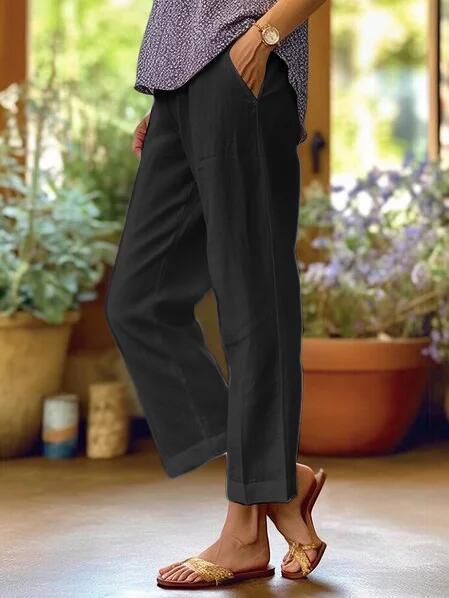 CLAIRE LYON | PANTALON COUPE RELAXÉE EN LIN POUR FEMME