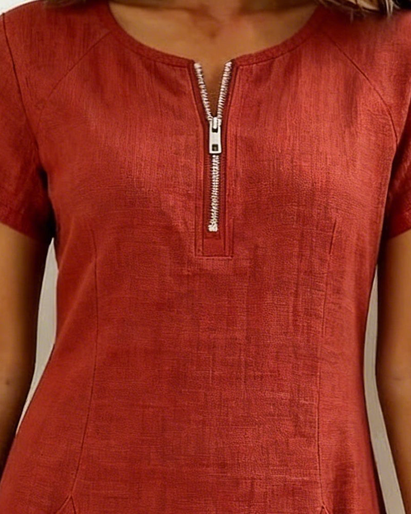 CLAIRE LYON | ROBE À POCHES ZIPPÉES POUR FEMMES