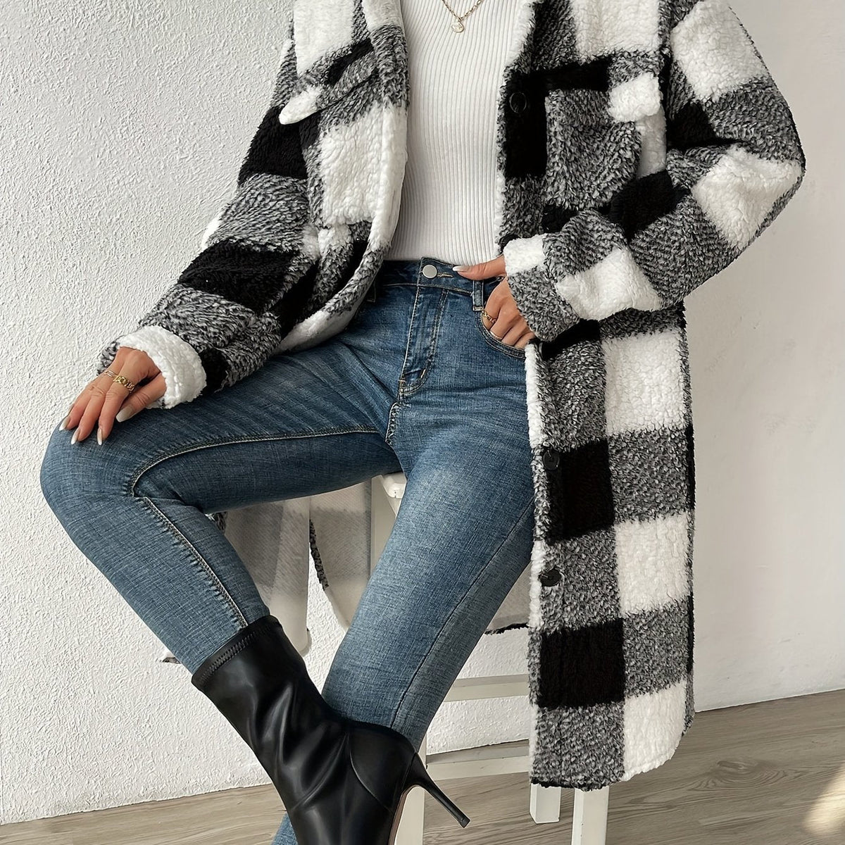 Elina - Manteau doux femme