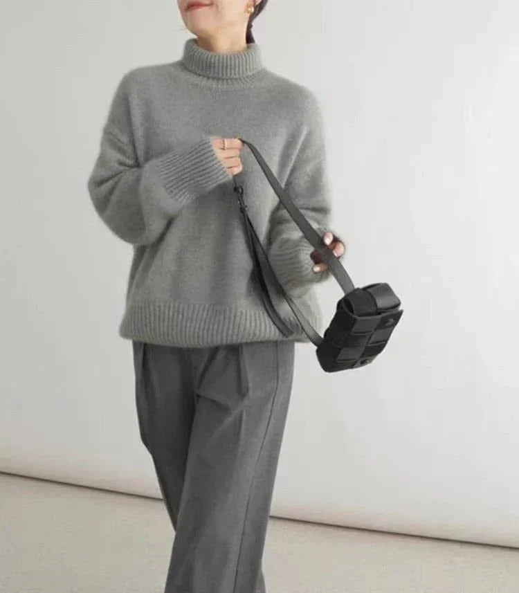 Lisette | Pull col montant en maille