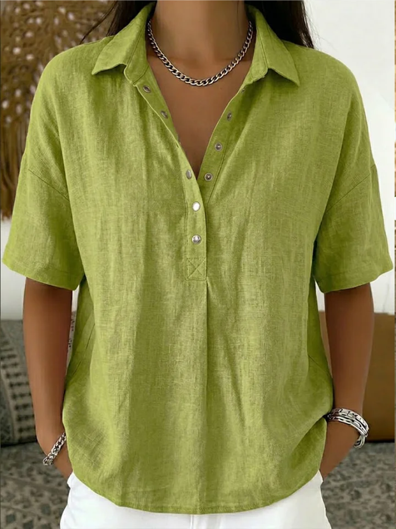 CLAIRE LYON | BLOUSE À COL EN V POUR FEMMES