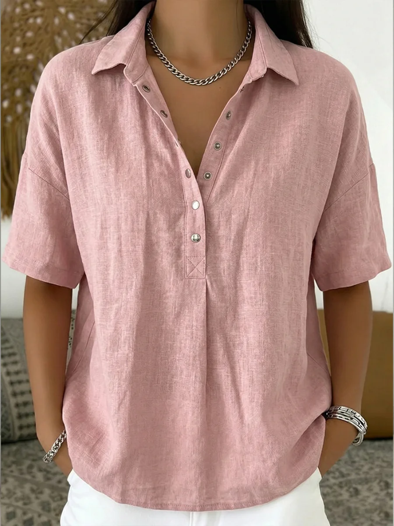 CLAIRE LYON | BLOUSE À COL EN V POUR FEMMES
