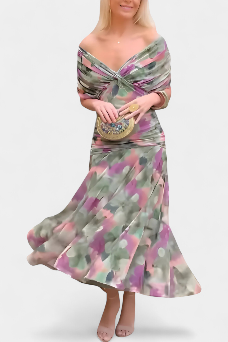 CLAIRE LYON | ROBE DRAPÉE ÉLÉGANTE POUR FEMMES