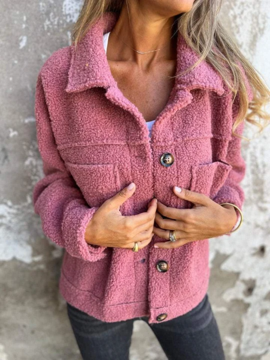 CLAIRE LYON | MANTEAU À BOUTONS TEXTURÉ POUR FEMMES