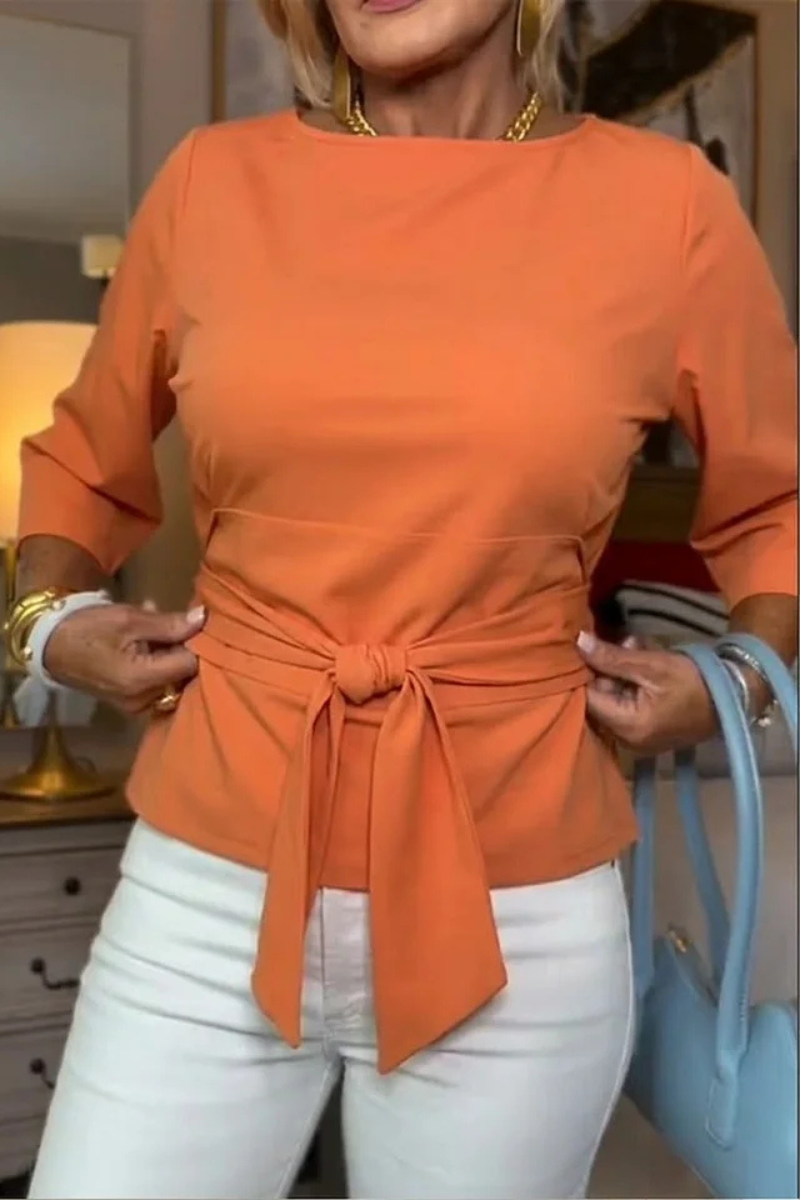 CLAIRE LYON | TOP À NOEUD À LA TAILLE POUR FEMMES