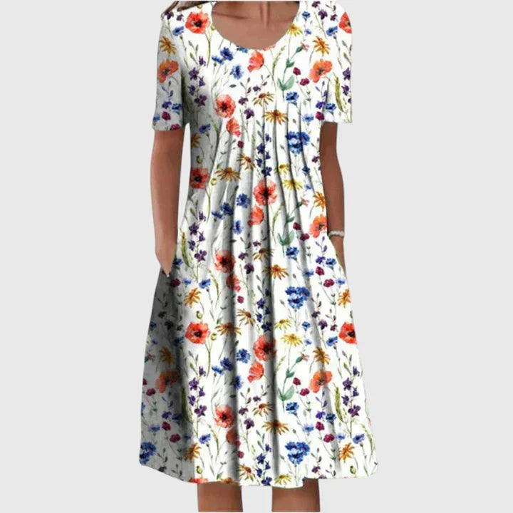 CLAIRE LYON | ROBE ÉLÉGANTE À VOLANTS POUR FEMME
