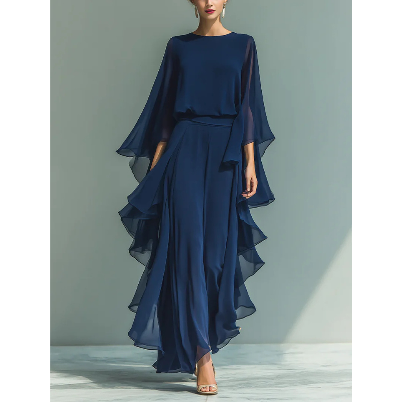 CLAIRE LYON | ENSEMBLE DE DEUX PIÈCES EN CHIFFON POUR FEMMES