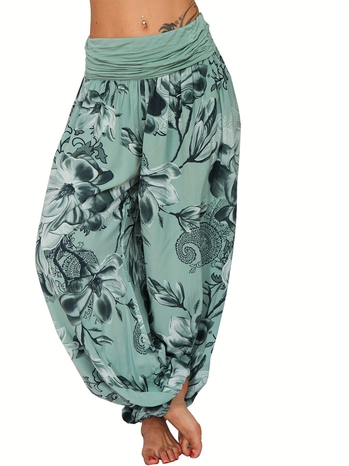 CLAIRE LYON | PANTALONS FLORAUX POUR FEMMES