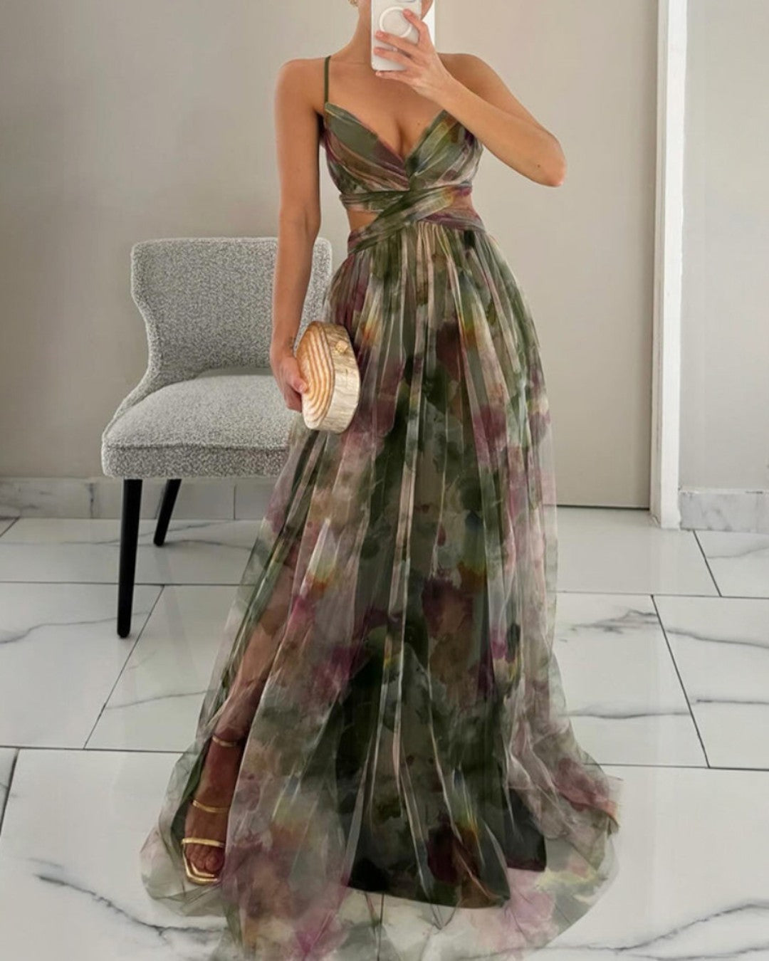 CLAIRE LYON | ROBE MAXI FLORALE POUR FEMMES