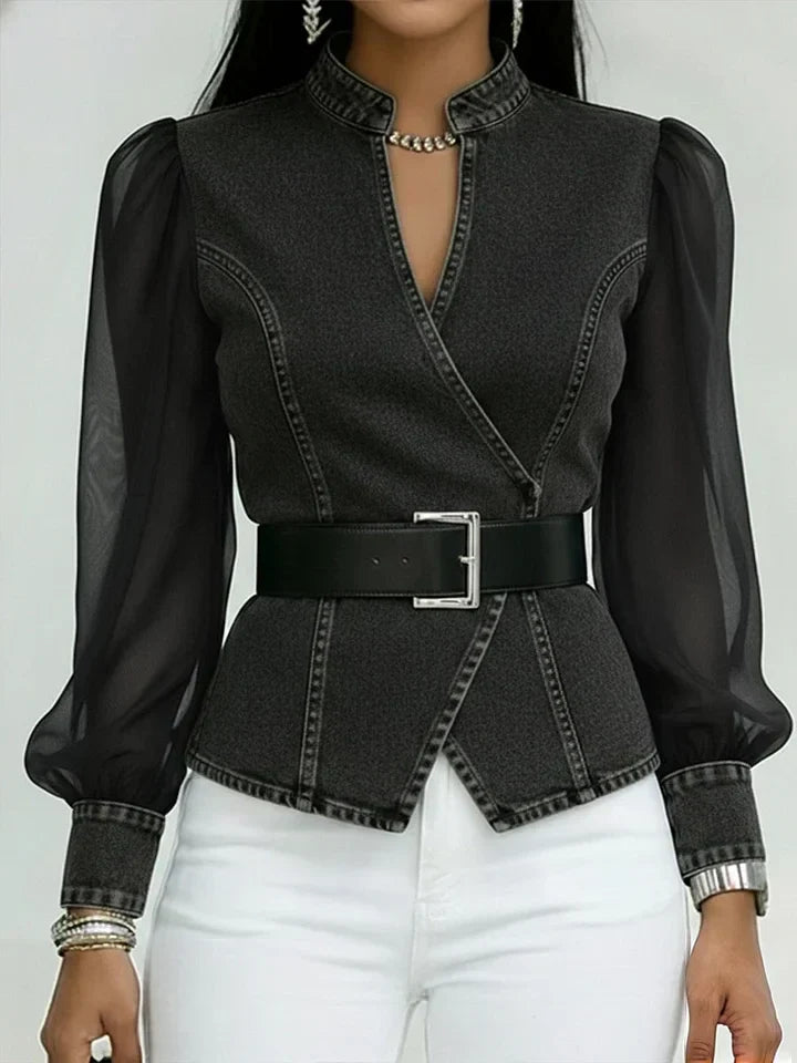 CLAIRE LYON | BLOUSE EN JEAN POUR FEMME
