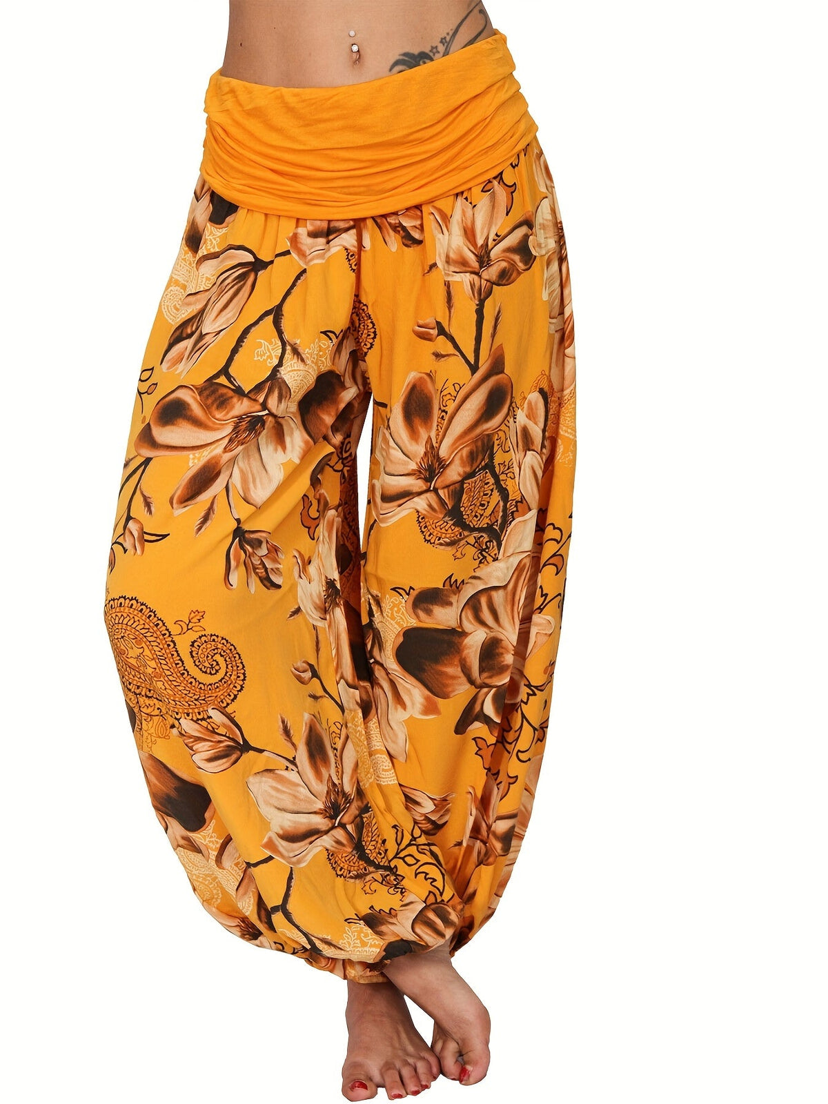 CLAIRE LYON | PANTALONS FLORAUX POUR FEMMES