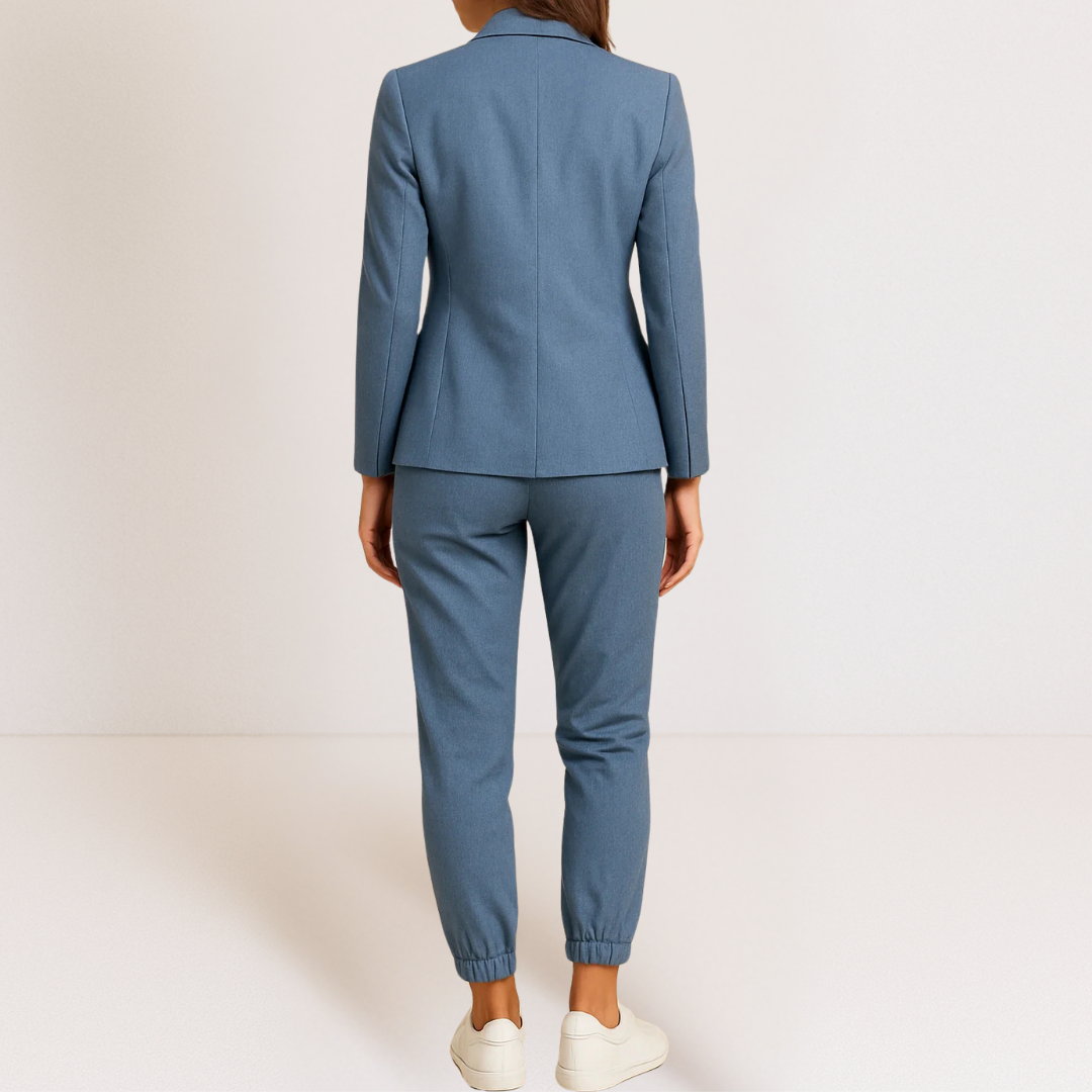 CLAIRE LYON | ENSEMBLE COORDONNE BLAZER ET JOGGER SMART CLASSIC POUR FEMME