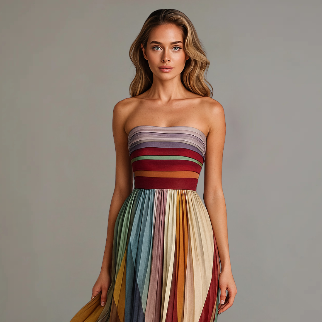 CLAIRE LYON | ROBE MAXI SANS BRETELLES POUR FEMMES