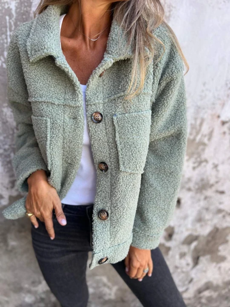 CLAIRE LYON | MANTEAU À BOUTONS TEXTURÉ POUR FEMMES