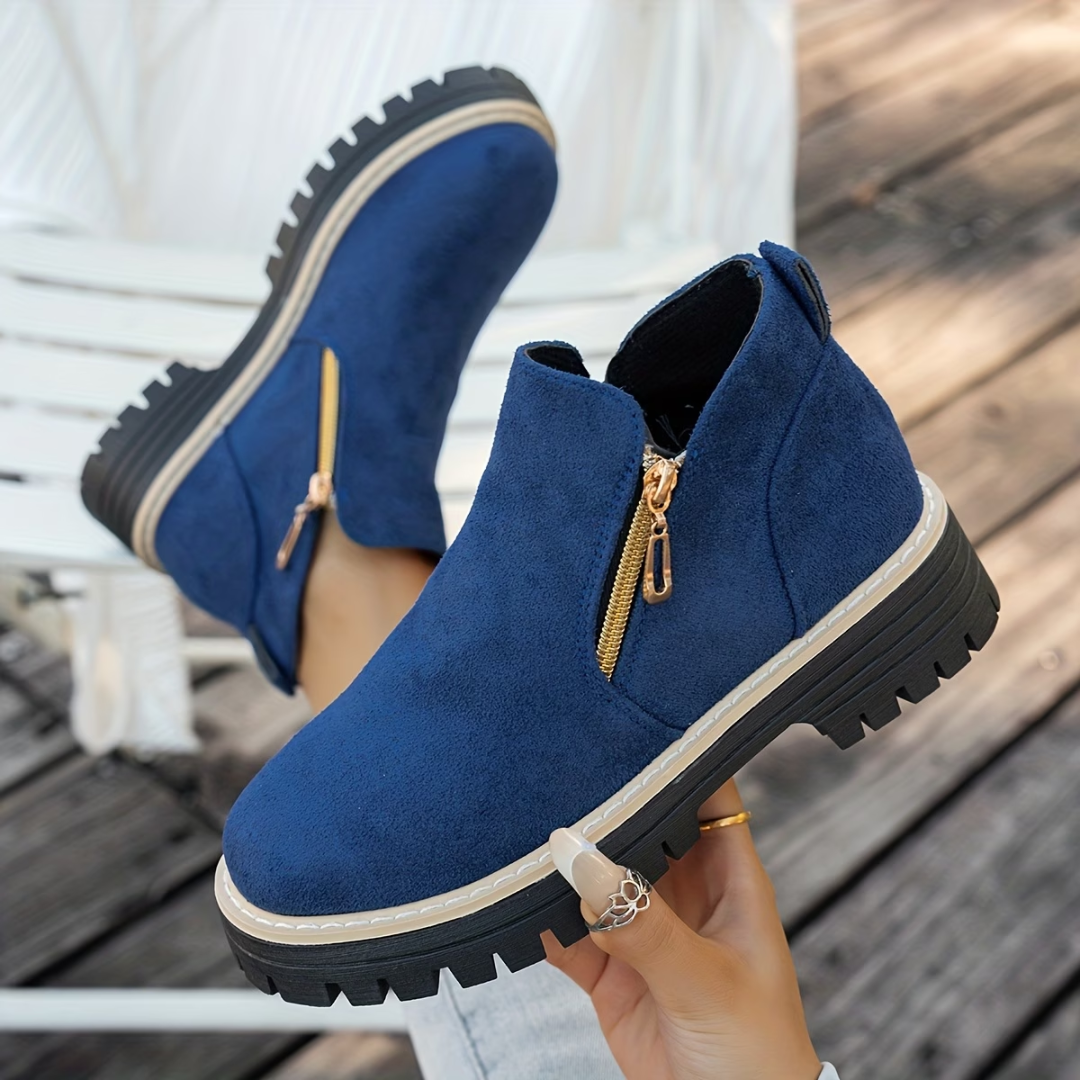 CLAIRE LYON | BOTTINES À DOUBLE ZIP POUR FEMMES