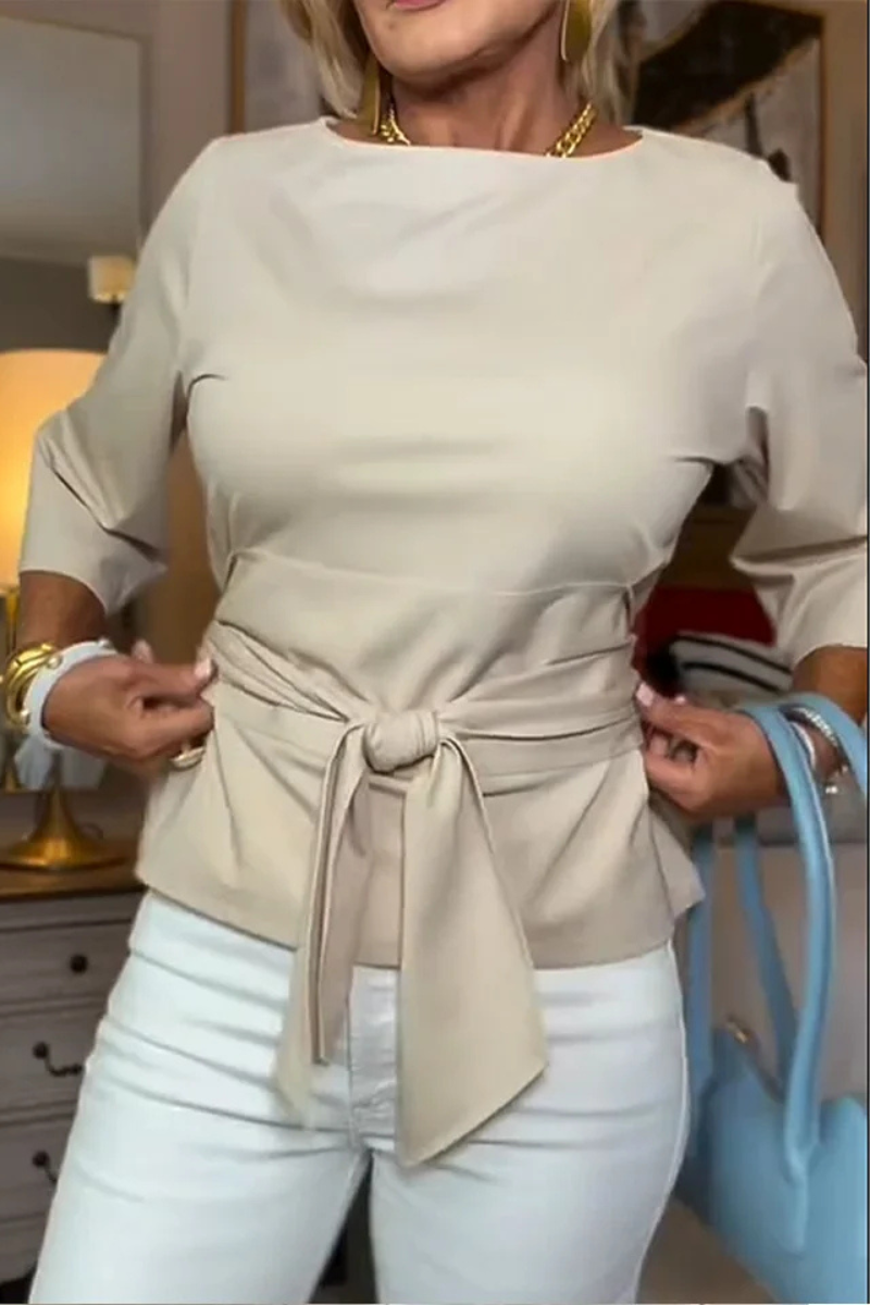 CLAIRE LYON | TOP À NOEUD À LA TAILLE POUR FEMMES