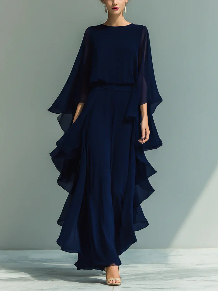 CLAIRE LYON | ENSEMBLE CHIFFON PANTALON POUR FEMMES
