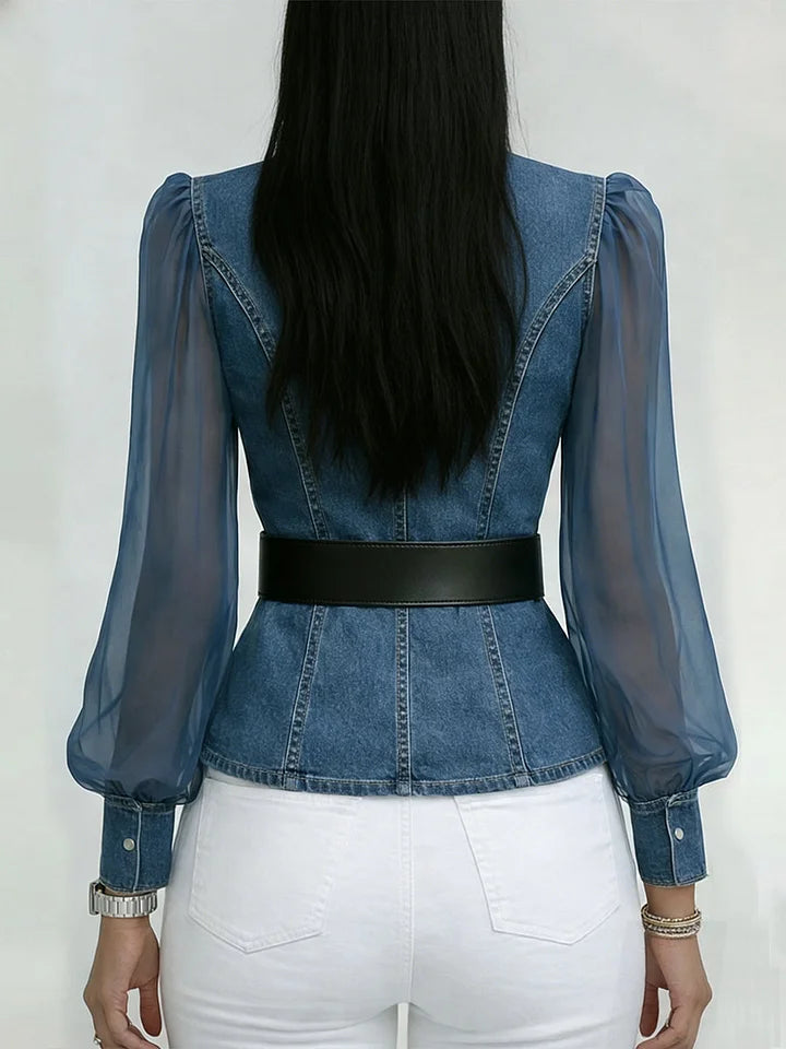 CLAIRE LYON | BLOUSE EN JEAN POUR FEMME