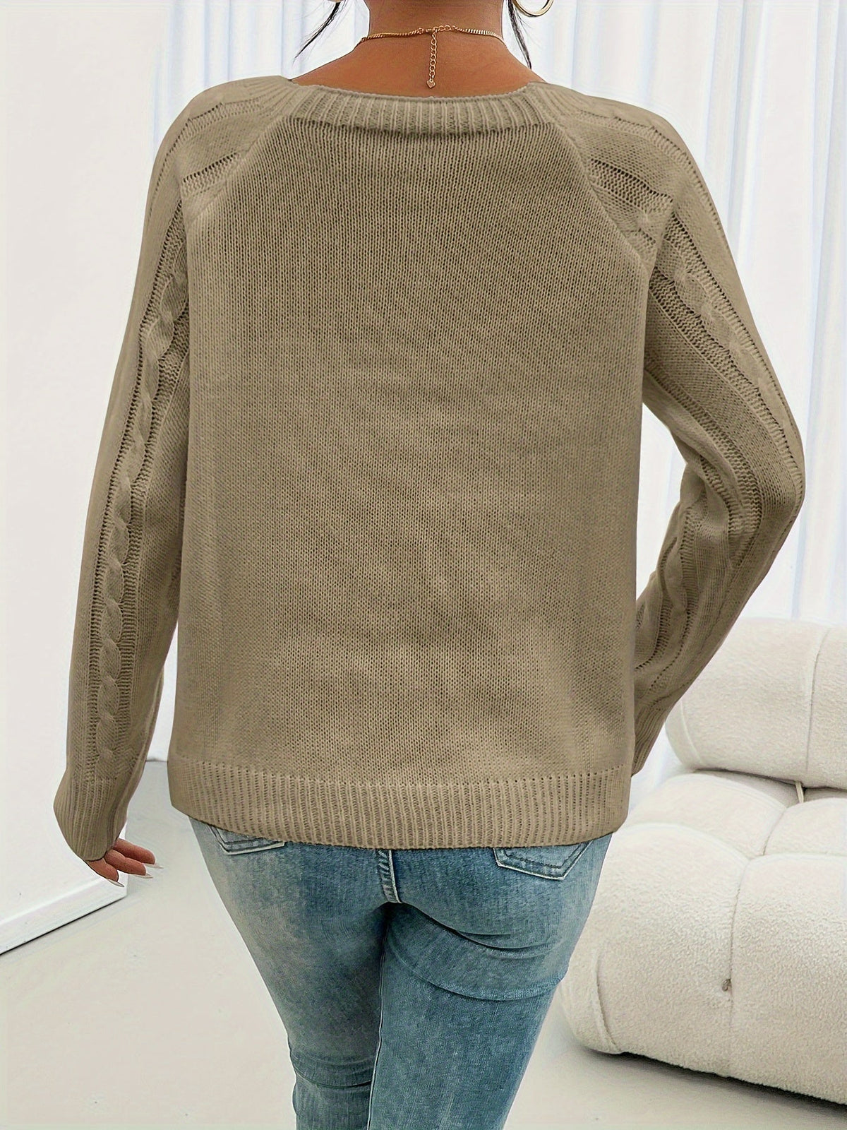 CLAIRE LYON | PULL TEXTURÉ À BOUTONS POUR FEMME