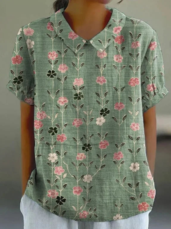 CLAIRE LYON | CHEMISE FLORALE HIVER POUR FEMMES