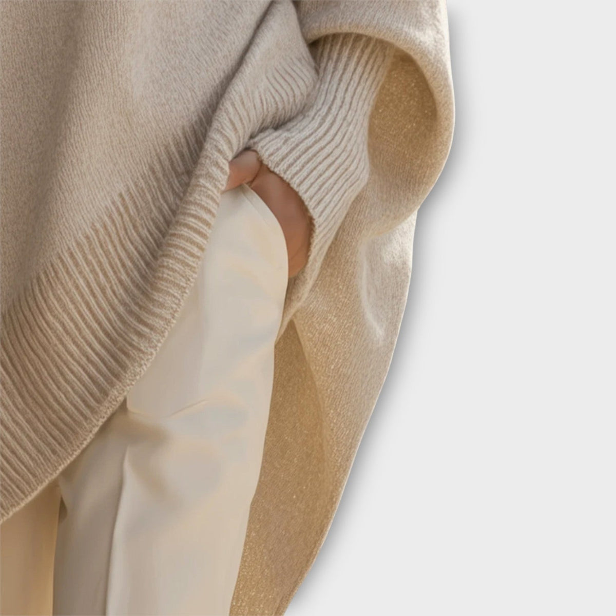 Pull Oversized en Maille Luxueux et Confortable
