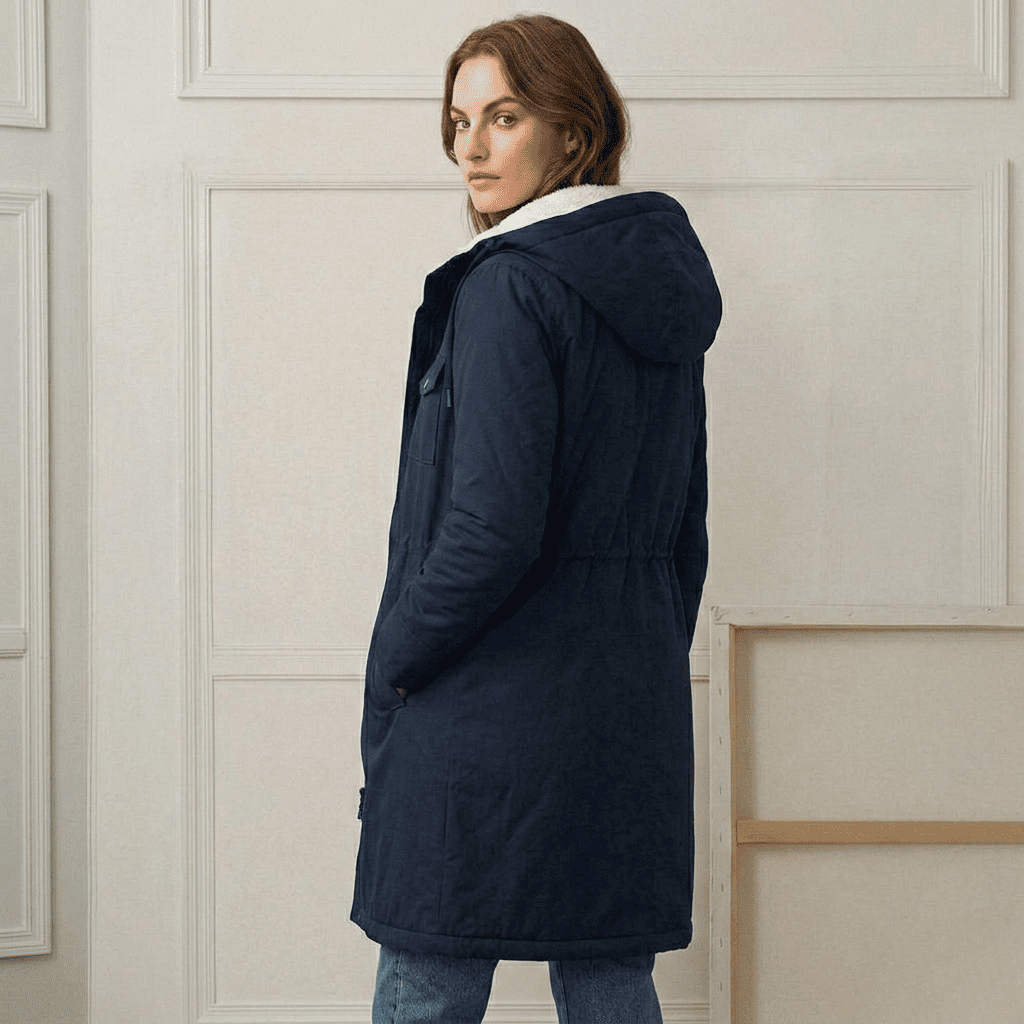 CLAIRE LYON | PARKA D'HIVER DOUBLÉE EN POLAIRE POUR FEMMES