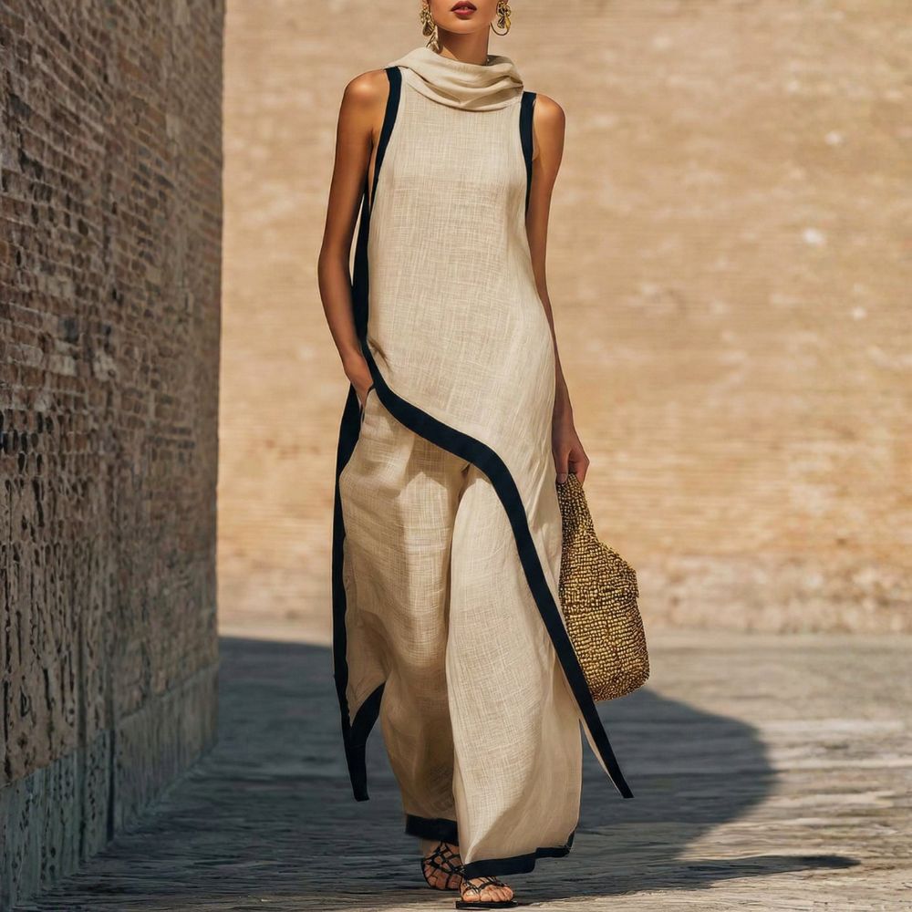 CLAIRE LYON | ENSEMBLE EN LIN ARTISTIQUE POUR FEMMES