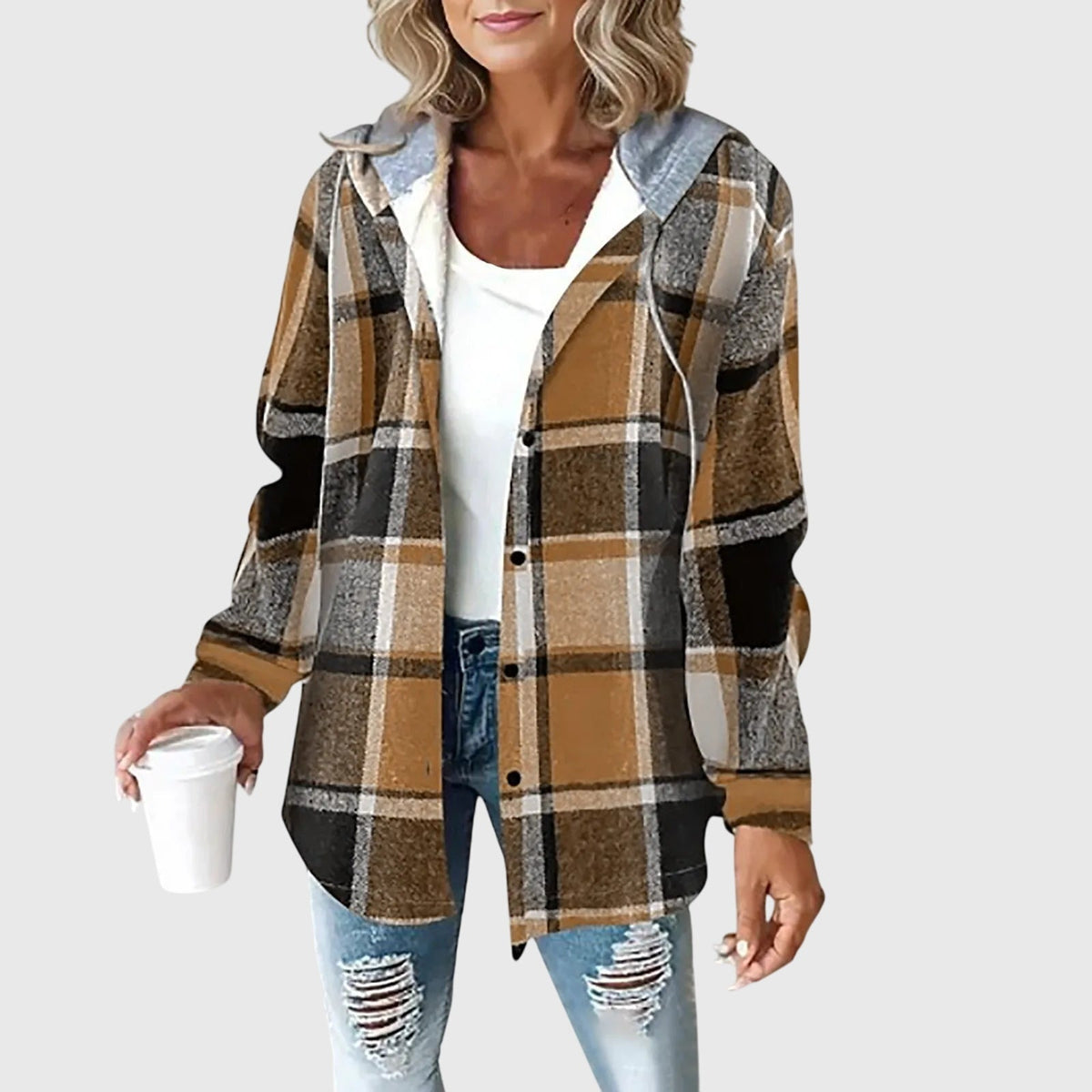 Martina | Veste en Maille à Boutons pour Femmes