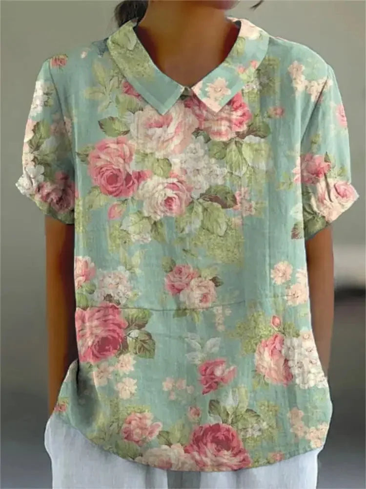 CLAIRE LYON | CHEMISE FLORALE HIVER POUR FEMMES