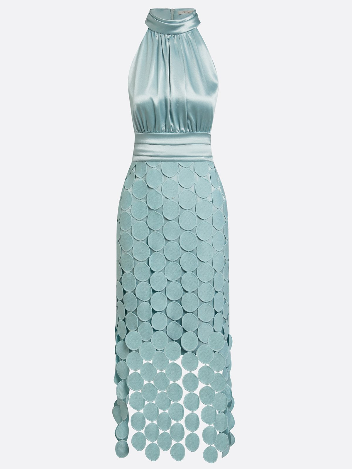 CLAIRE LYON | ROBE MIDI CHIC À COL HALTER POUR FEMMES