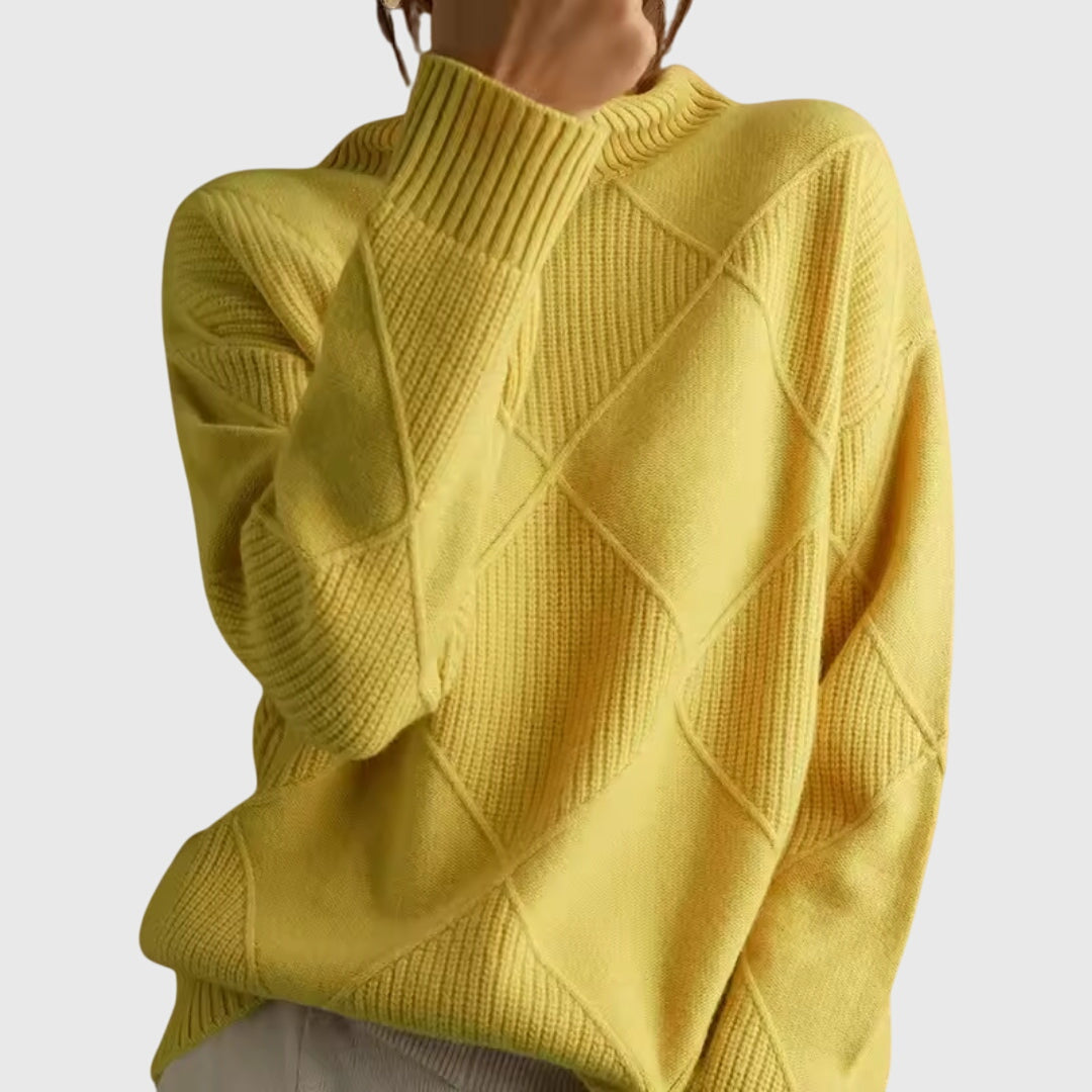 Angela - Pull Col Montant