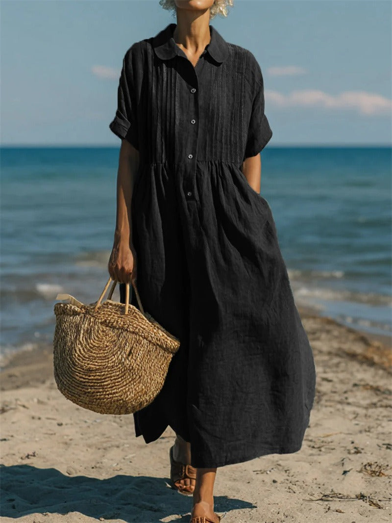 CLAIRE LYON | ROBE EN LIN ÉLÉGANTE POUR FEMMES