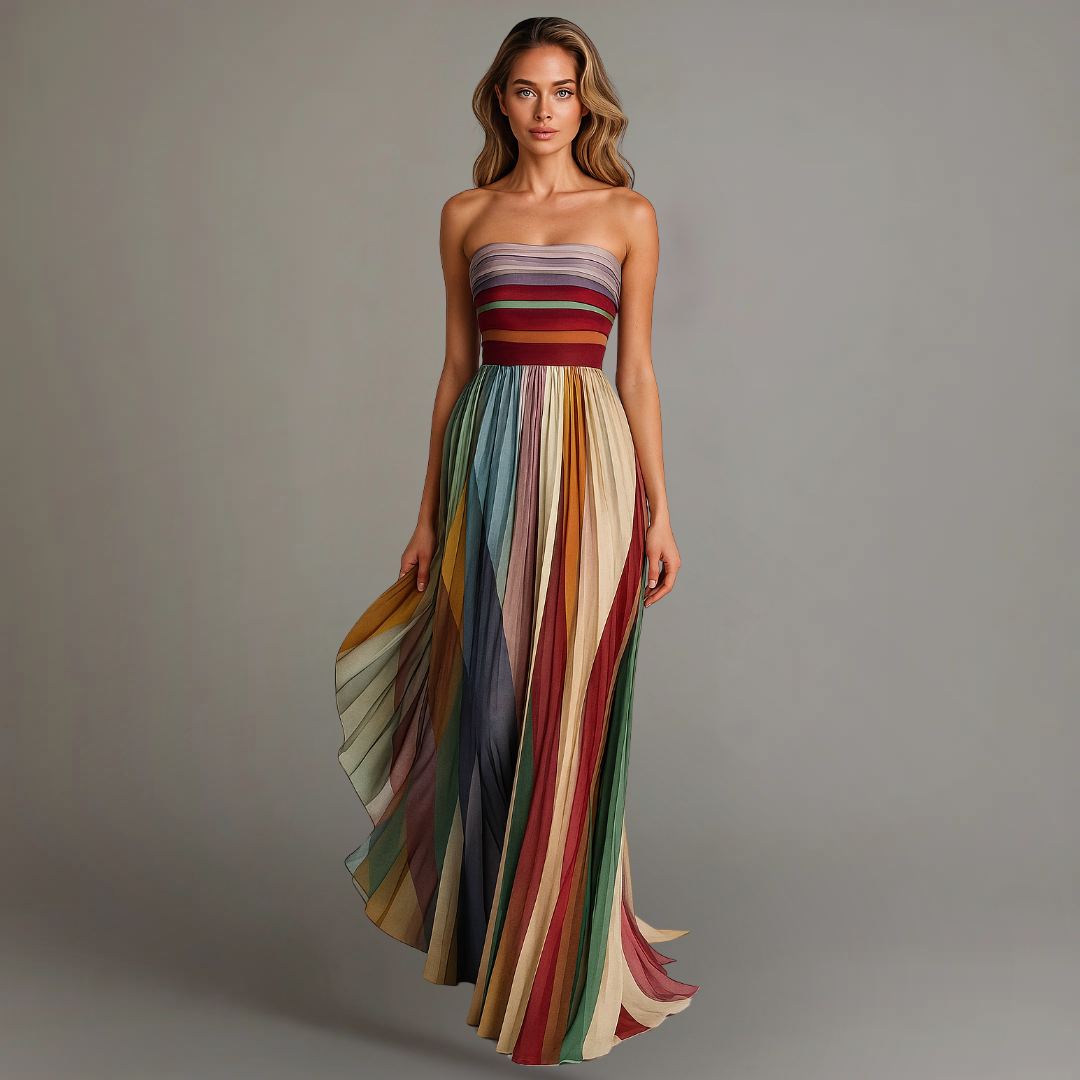 CLAIRE LYON | ROBE MAXI SANS BRETELLES POUR FEMMES