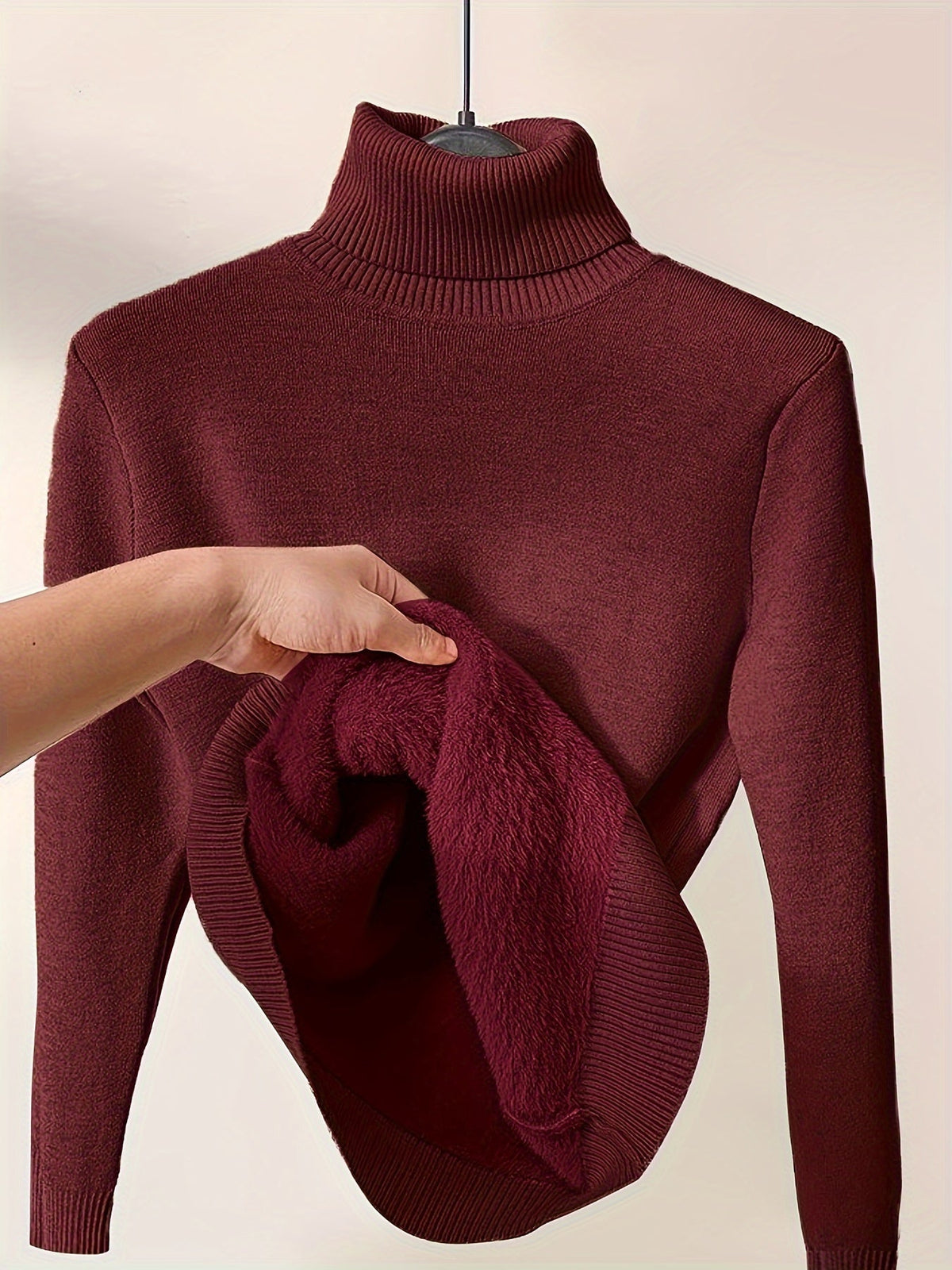 CLAIRE LYON | PULL TUNIQUE COL HAUT POUR FEMMES